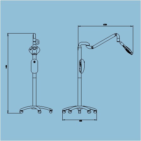 Saab®歯科用ホワイトニング装置 KY-M208A（土台付き）